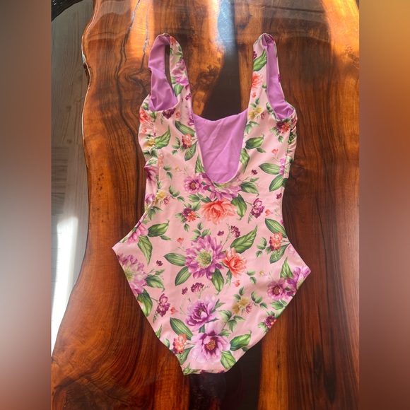 Janie and Jack Dawne Florine women’s reversible one piece swimsuit matching XS - Picture 2 of 9